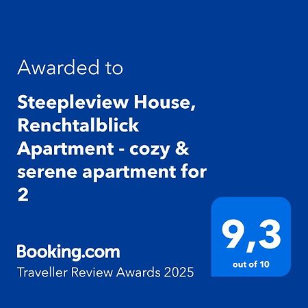 Steepleview House, Renchtalblick Apartment - Cozy & Serene Apartment For 2 Bad Peterstal-Griesbach Exterior foto